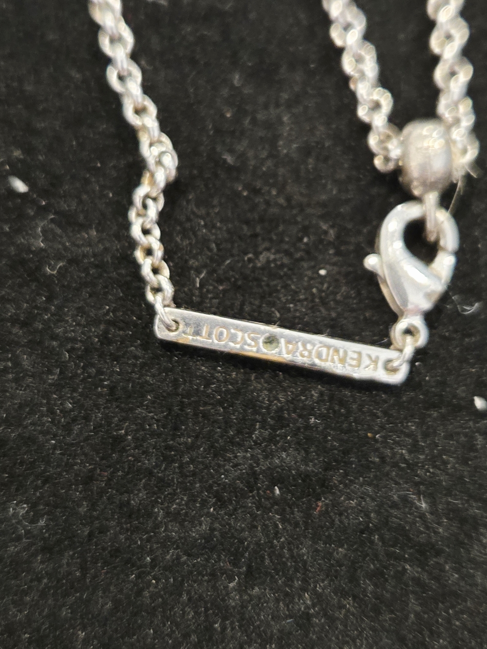 Kendra Scott Silver Spike Pendant Necklace - Picture 4 of 6